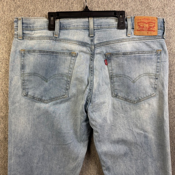 Levi's 527 Slim Bootcut Stretch Fit Jeans Light Wash Blue Men's Size 38x32 READ - Picture 3 of 8